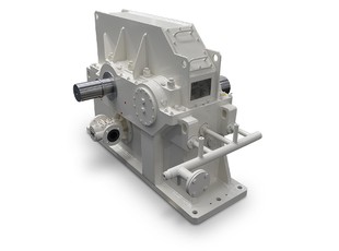 R1T Turbo-Strinradgetriebe für Turbogebläse in Papierindustrie